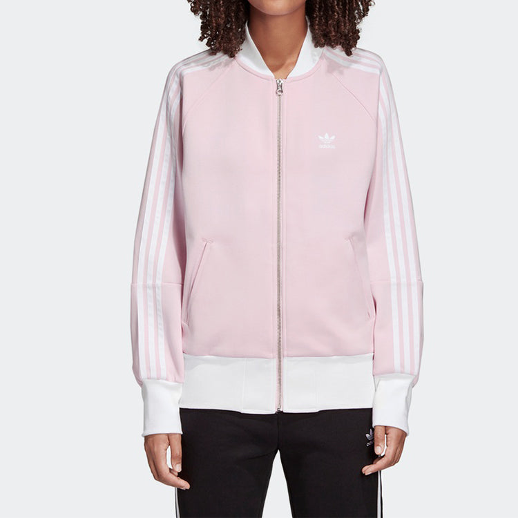 (WMNS) adidas originals Outlayer Printing Sports Jacket Pink DY0878