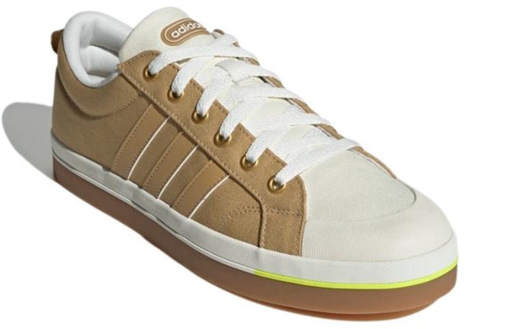 adidas neo Bravada Wear-resistant Non-Slip Casual Skateboarding Shoes Unisex Brown Yellow GY9682