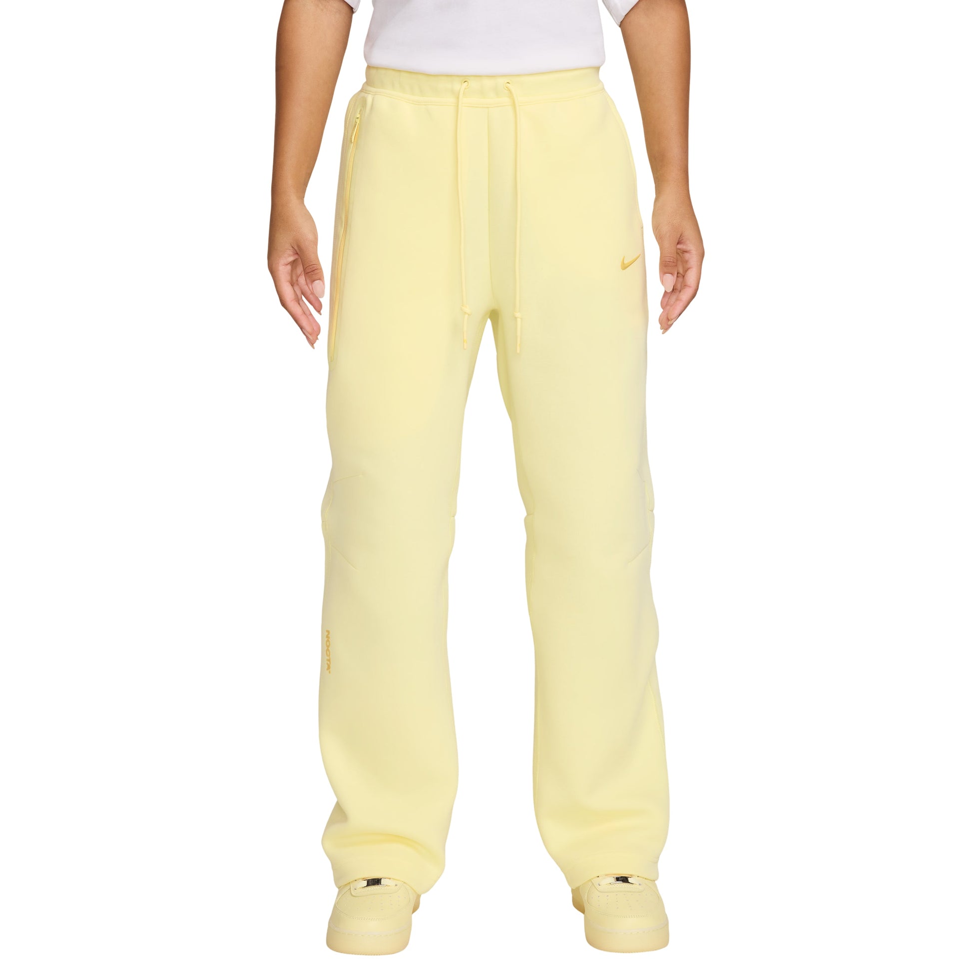 Nike x NOCTA Tech Fleece Open Hem Sweatpants 'Citron Tint' FD8460-821