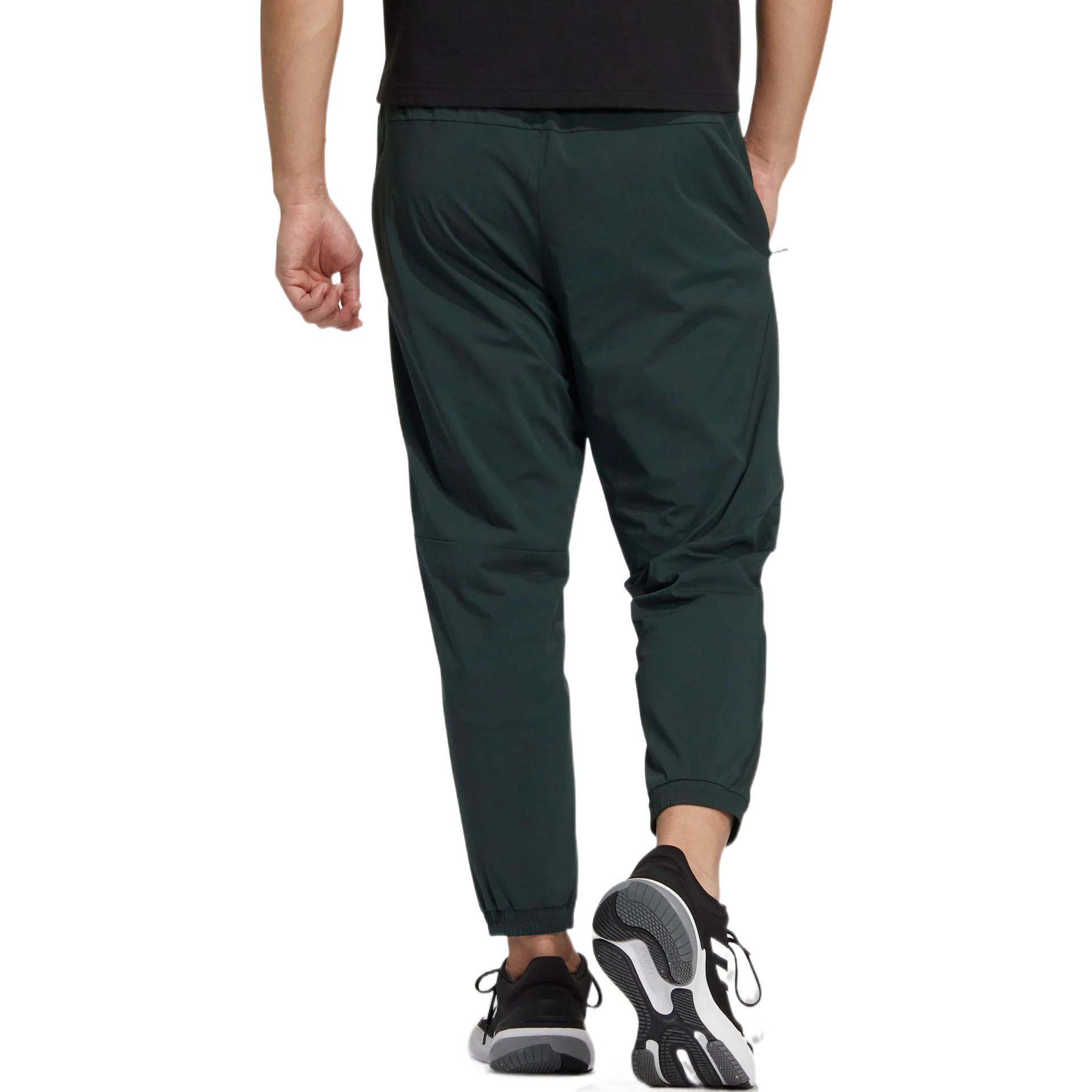Men's adidas Mh Bp3 Wvpnt Solid Color Logo Printing Bundle Feet Sports Pants/Trousers/Joggers Green HM2975