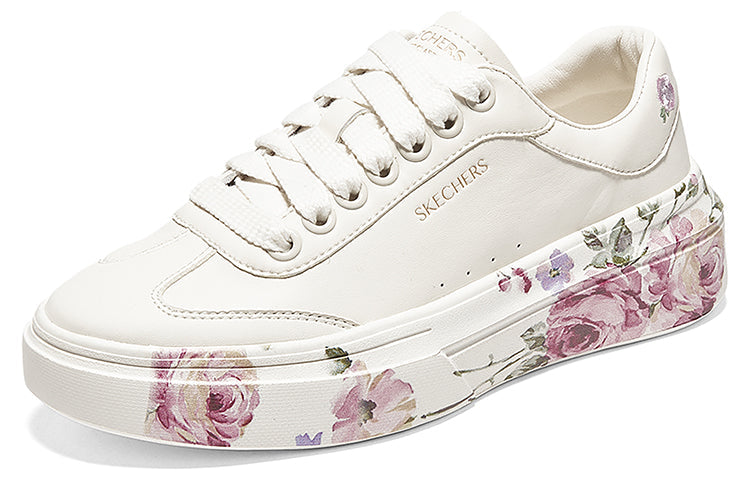 (WMNS) Skechers Cordova Classic Painted Florals 'Natural' 185062-NAT