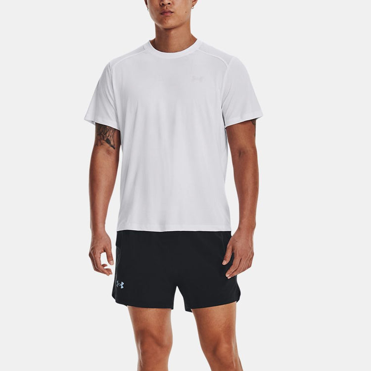 Under Armour CoolSwitch Run Short Sleeve T-shirt 'White' 1371129-100