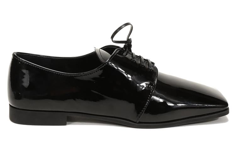 (WMNS) PRADA Patent Lace-Up Derby Shoes 'Black' 1E283M_069_F0002_F_010