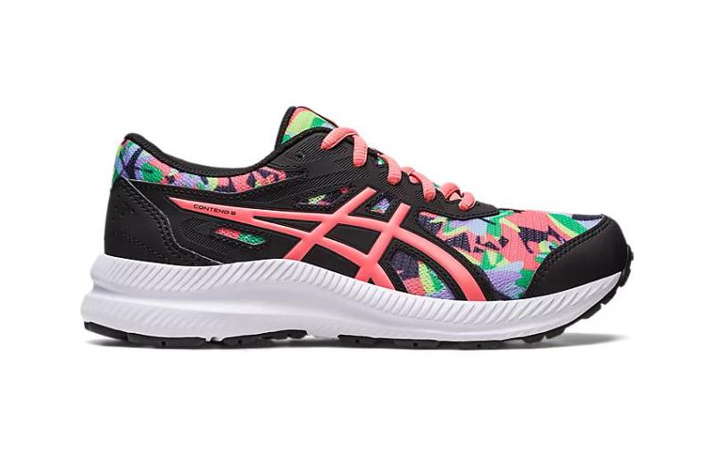 (PS) ASICS Contend 8 'Black Papaya Camo' 1014A293-004