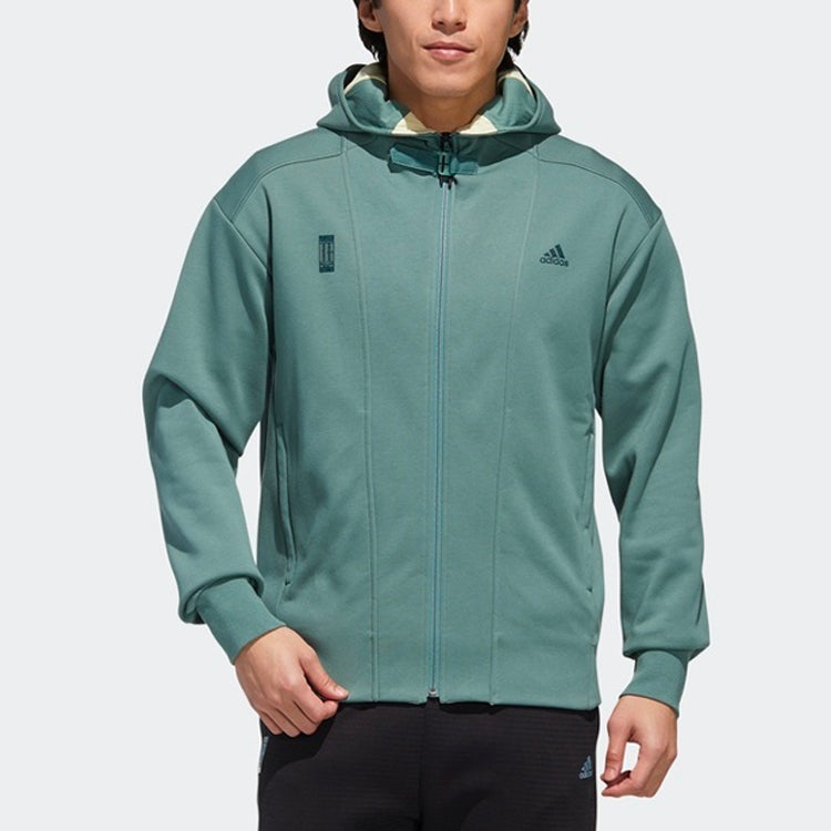 adidas WJ HTT Casual Sports Jacket Green GM4460