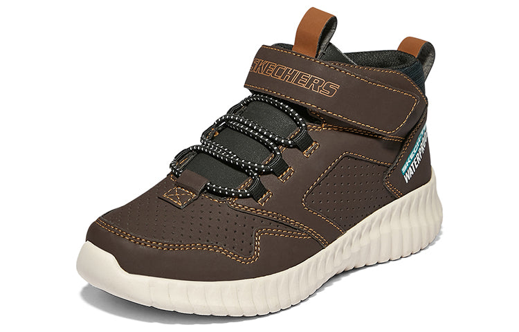 (GS) Skechers Elite Flex Hydrox Trainers 'Brown' 97895L-CHOC