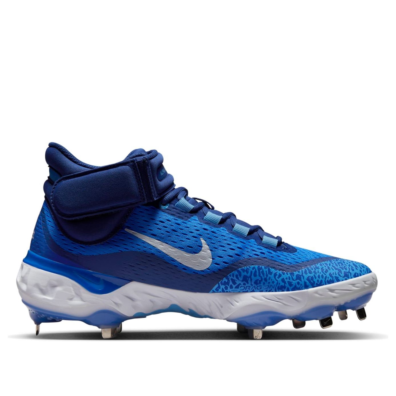 Nike Alpha Huarache Elite 4 Mid 'Hyper Royal White' DJ6520-414