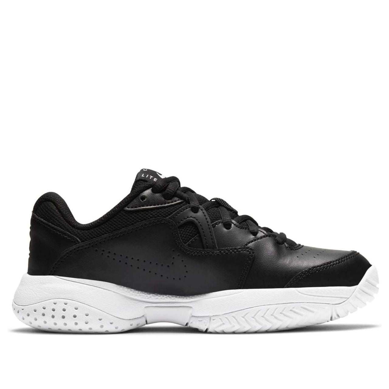 (GS) Nike Court Jr Lite 2 'Black White' CD0440-004