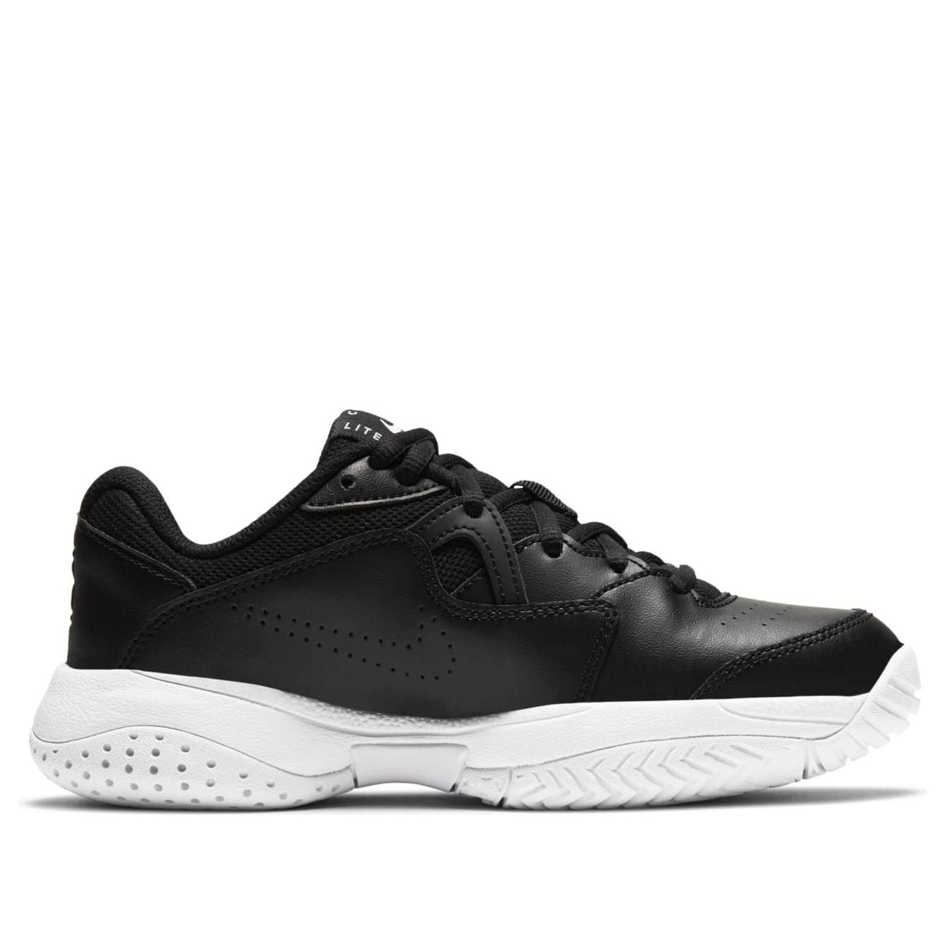 (GS) Nike Court Jr Lite 2 'Black White' CD0440-004
