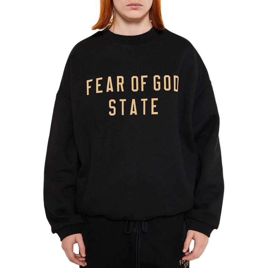 Fear of God Essentials Fleece Crewneck 'Black' 192BT246260F