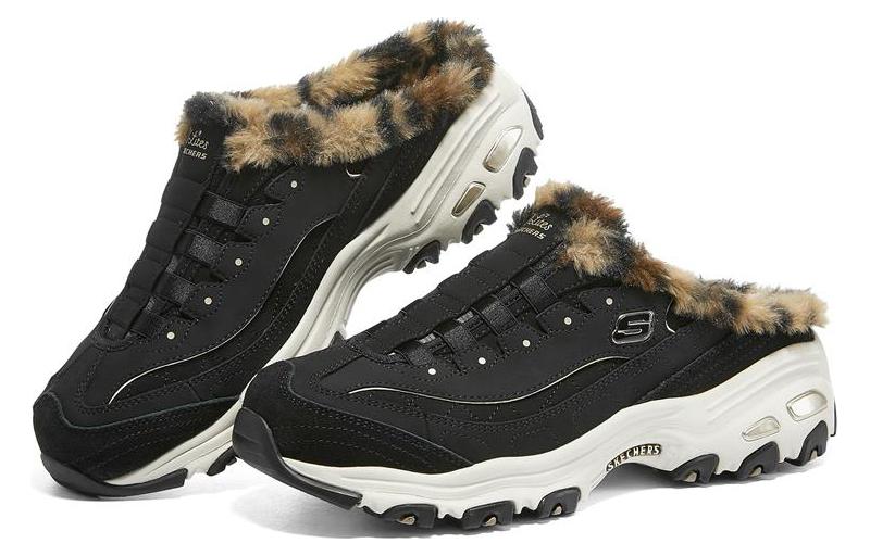 (WMNS) Skechers D'Lites1.0 'Black' 149784-BLK