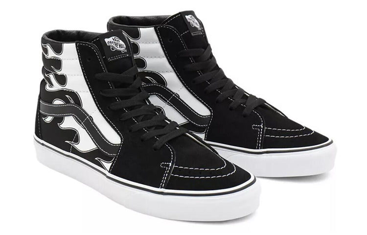 Vans SK8-HI Flame 'Black White' VN0A32QGK68