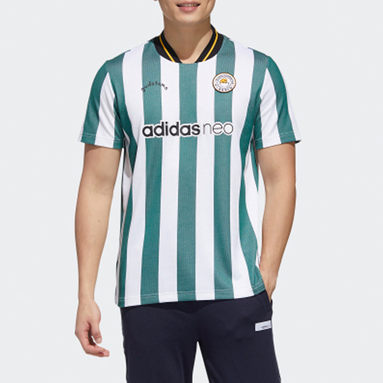 adidas neo adidas Yellow Sports Short Sleeve Green White GL7216