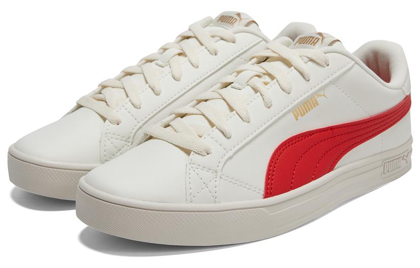 PUMA Smash Vulc V3 LO 'White Red' 380752-12