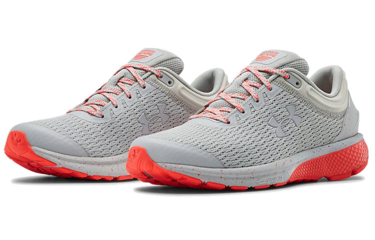(WMNS) Under Armour Charged Escape 3 Sports Shoes Grey/Red 3021966-106