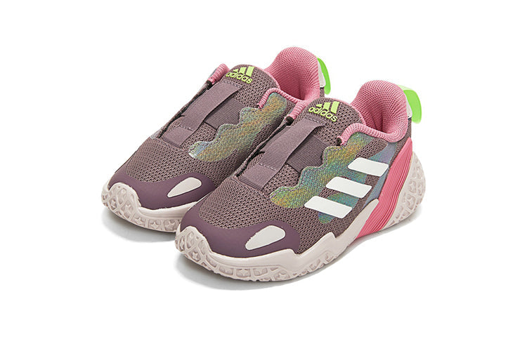 (TD) adidas 4uture Rnr Ac I Running Shoes Purple/Pink/White GZ7833