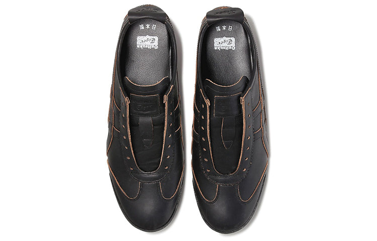 Onitsuka Tiger Mexico Slip-on Deluxe Shoes 'Black' 1181A398-021