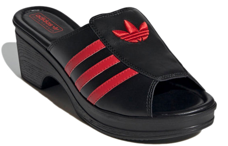 (WMNS) adidas Lotta Volkova x Trefoil Logo Mule 'Black Red' FX8460