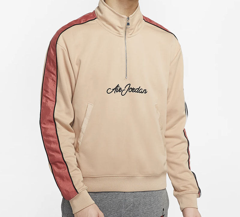 Air Jordan Remastered Half Zipper Sports Stand Collar Pink CJ0269-213