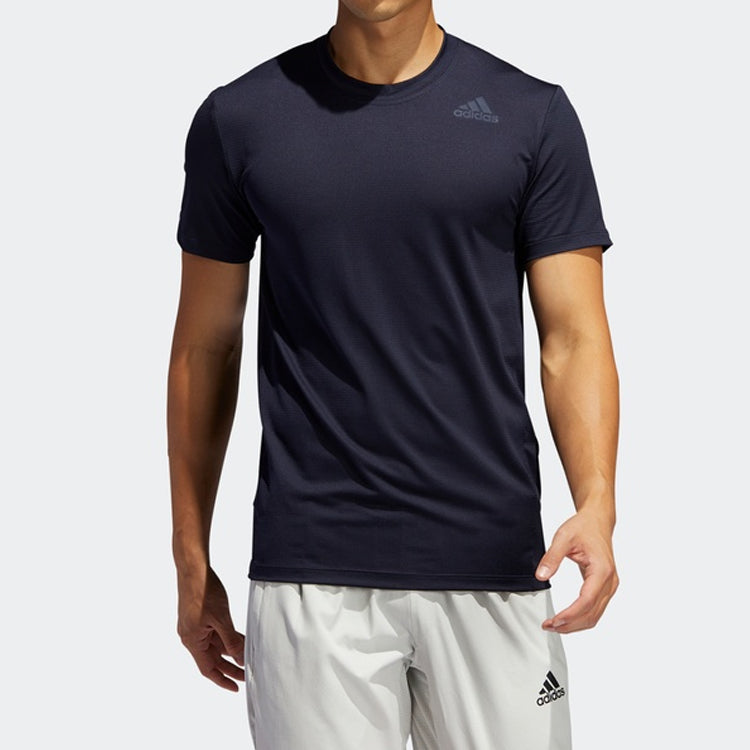 adidas Kenta Rise Tee Training Sports Short Sleeve Blue FJ6133