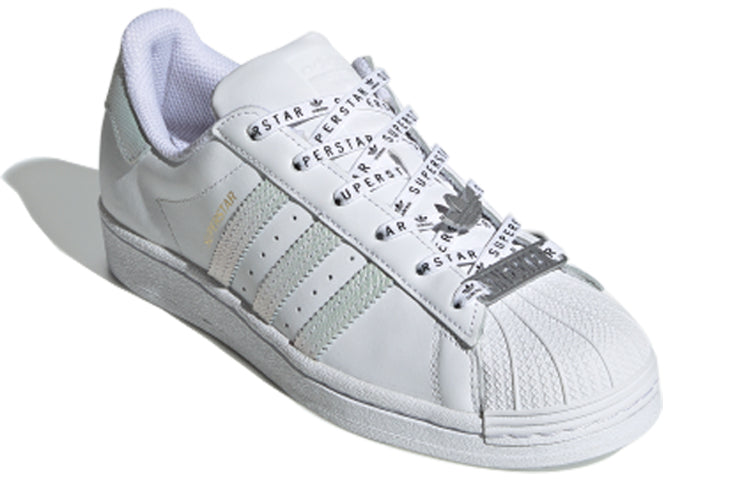 (WMNS) adidas Superstar 'White Iridescent Animal Print' FV3392