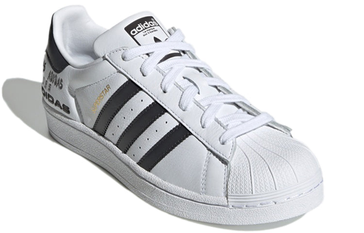(WMNS) adidas originals Superstar For Black/White/Golden EH1214