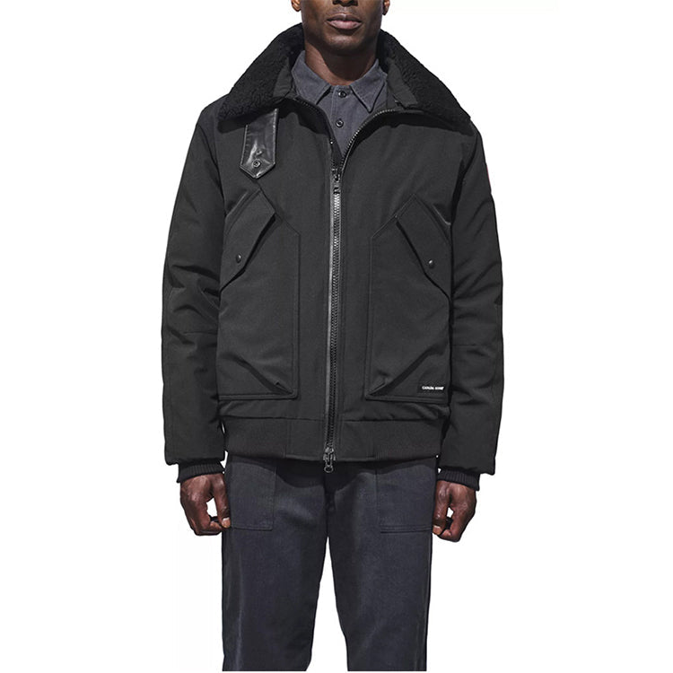 Canada Goose Bromley Bomber Detachable Pilot Jacket Male Black 7996M-61