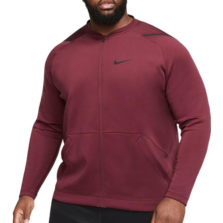 Nike fleece zipped jacket 'Maroon' BV5569-681