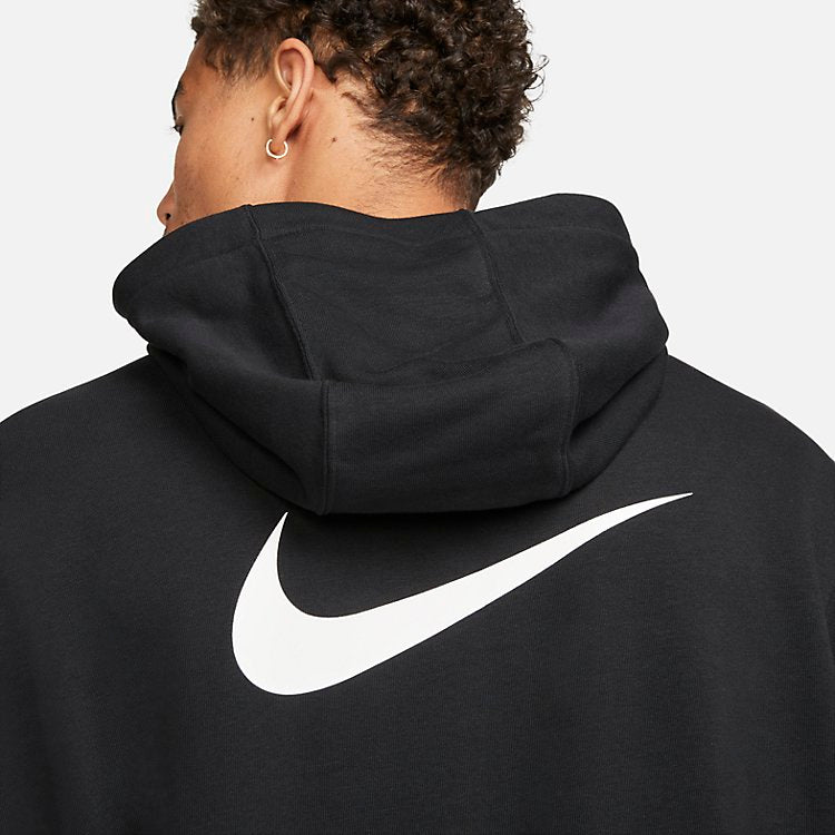 Nike Club Fleece Pullover Soccer Hoodie 'Black' FB6575-010