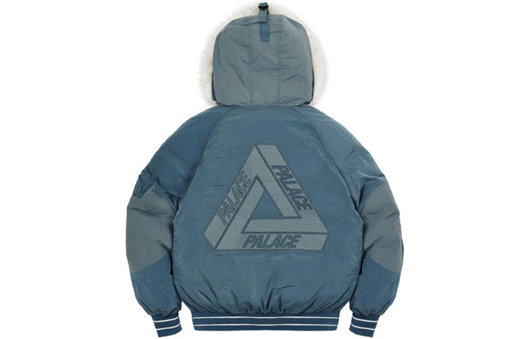 Palace P-2B Short Parka 'Blue' P21JK023