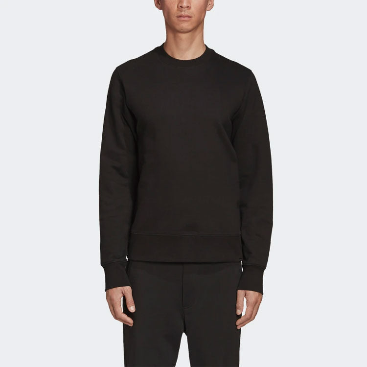 Men's Y-3 SS21 Logo Printing Round Neck Black FN3371