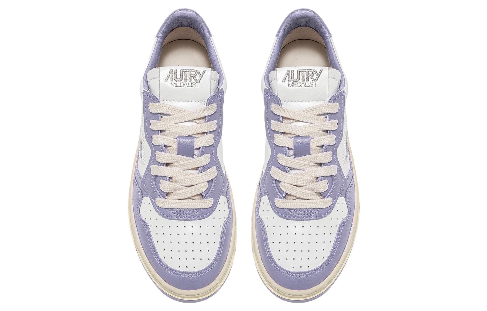 AUTRY Medalist Low Bicolor 'White Purple' AULM-WB19