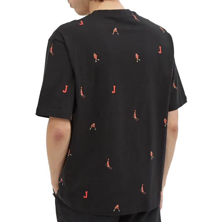 Air Jordan Allover Jumpman T-Shirt 'Holiday-Black'  DC9795-010