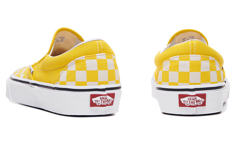 Vans Classic Slip-On 'Checkerboard - Cyber Yellow' VN0A33TB42Z