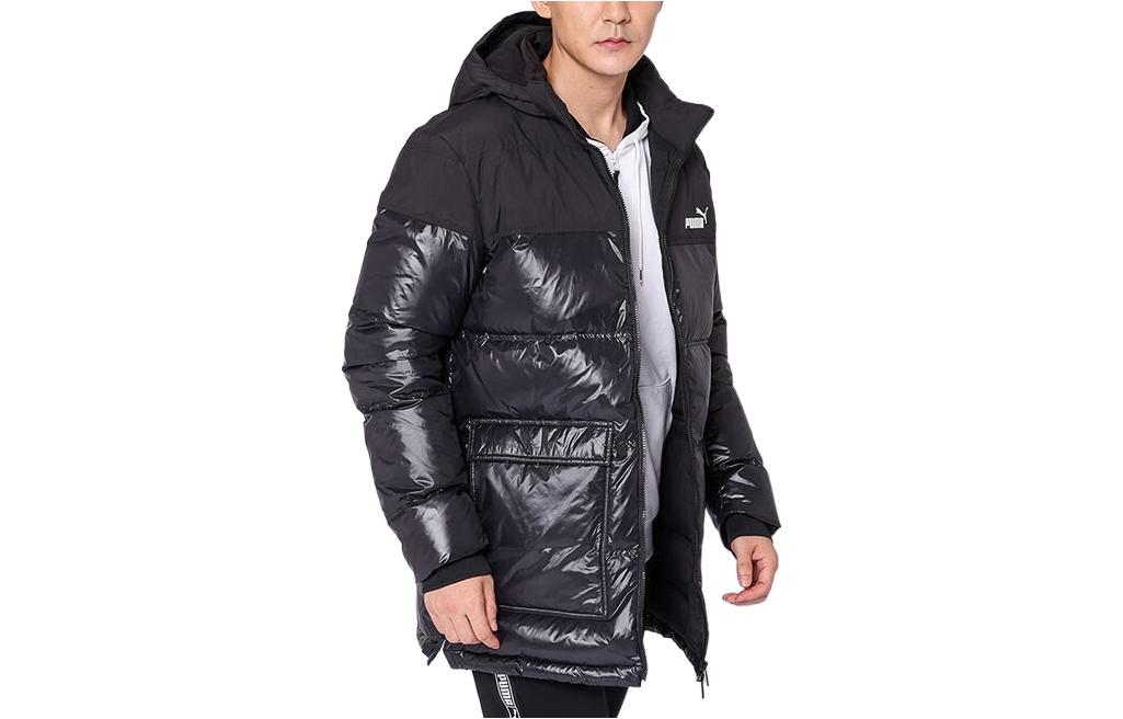 PUMA Logo Down Jacket 'Black' 534508-01