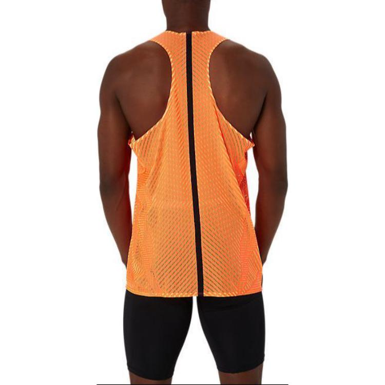 ASICS Actibreeze Singlet Logo Vest 'Sunrrise Red Safety Yellow' 2091A682-601