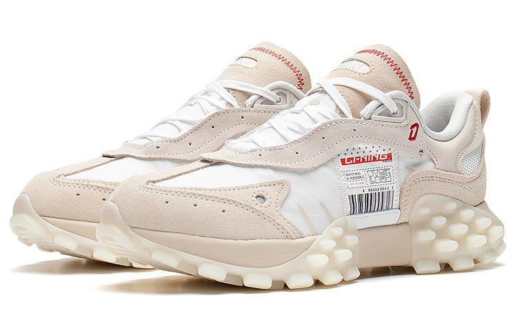 (WMNS) Li-Ning Overload 'Grey Beige' AZGS082-1