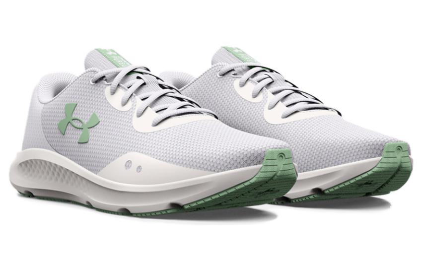 (WMNS) Under Armour Charged Pursuit 3 Twist 'White Green' 3026692-100