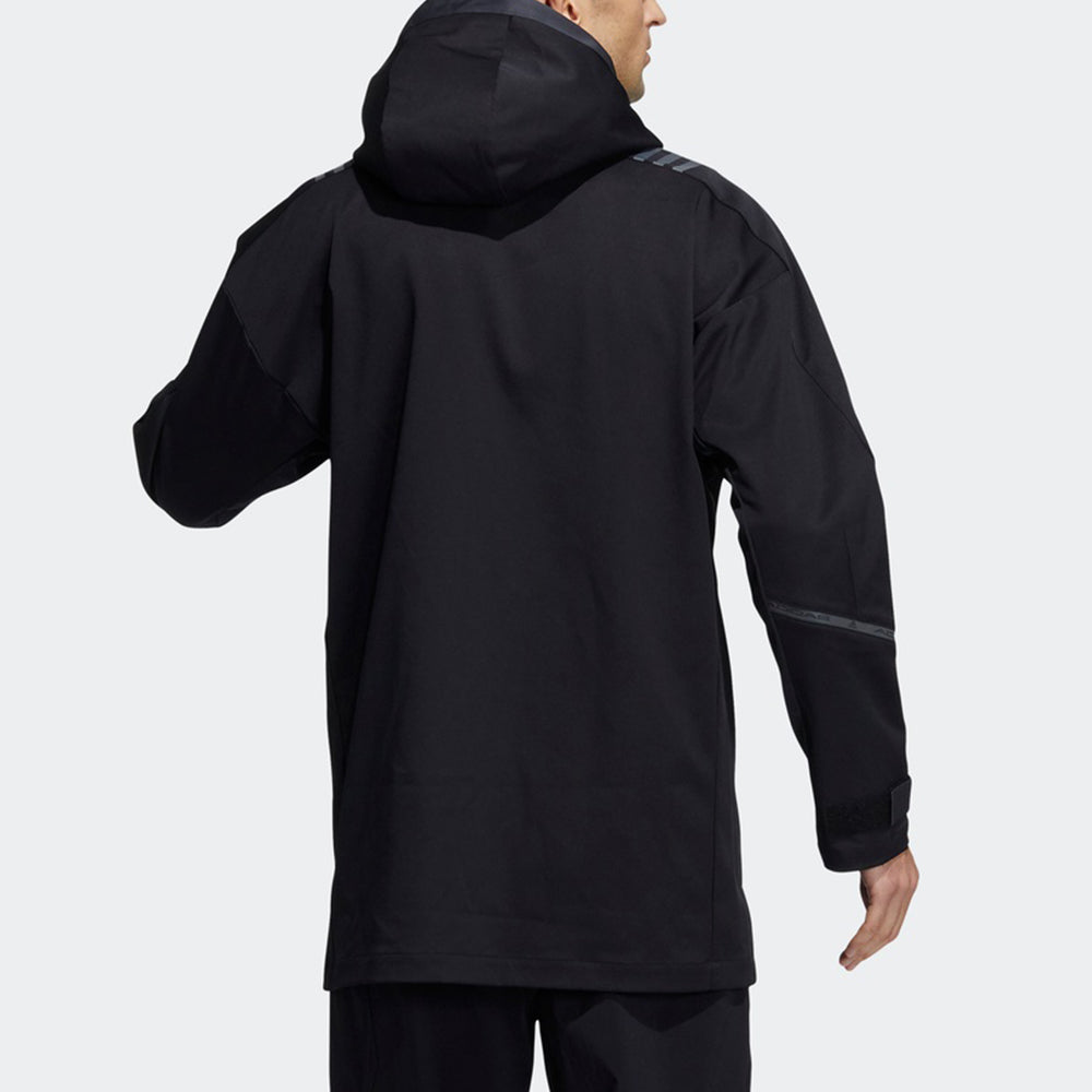 adidas Cargo Pocket Sports Hooded Jacket Black H40227