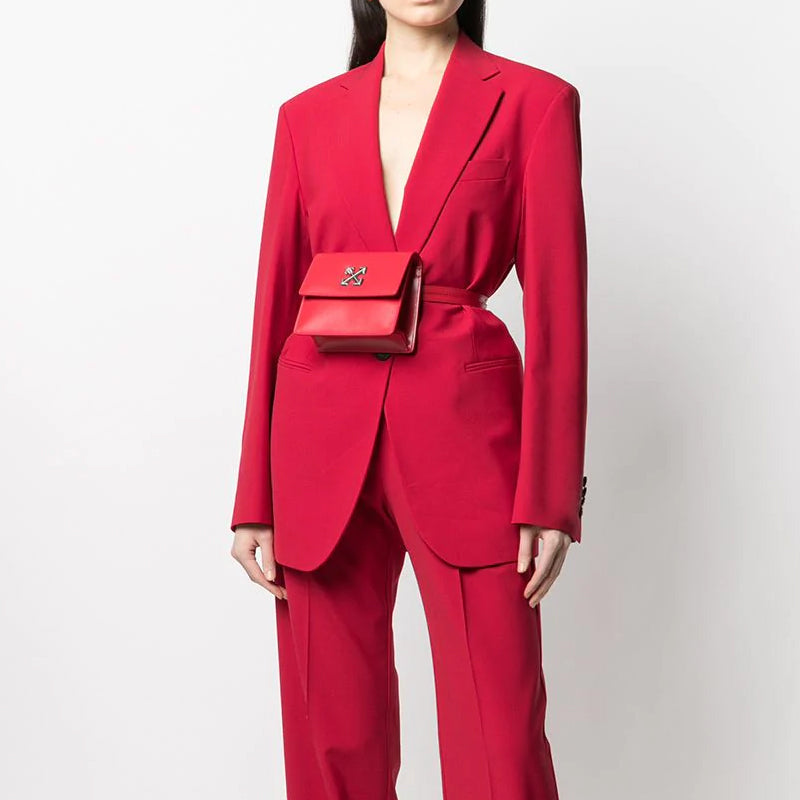 (WMNS) Off-White Arrows Red Fanny Pack OWNA093R21LEA0012500