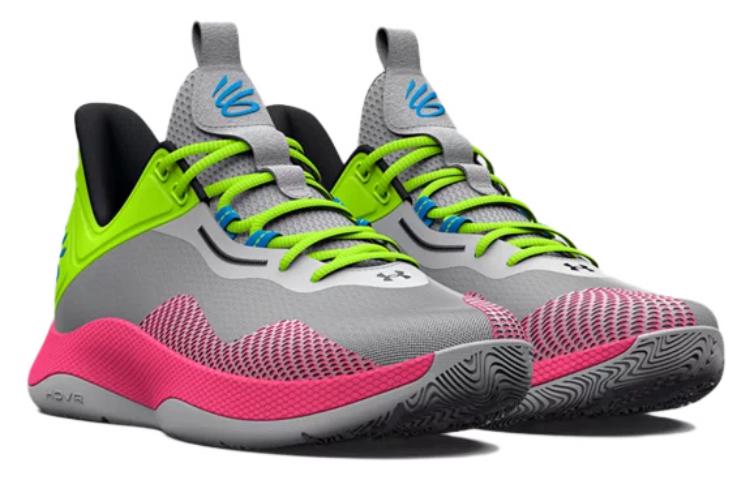 Under Armour Curry HOVR Splash 'Halo Grey Lime Pink' 3025636-102