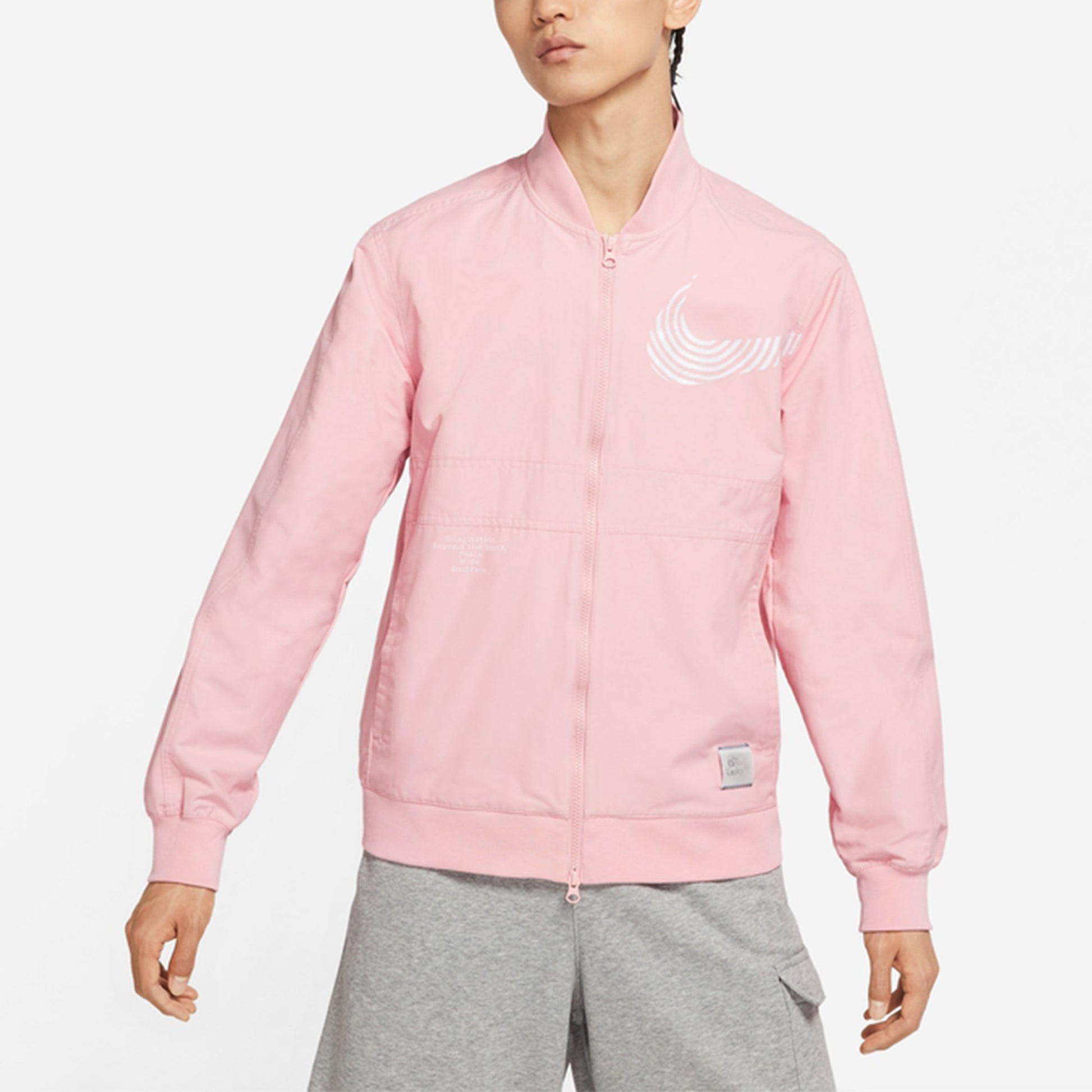 Men's Nike Sportswear Athleisure Casual Sports Woven Jacket Autumn Pink Red DM7900-603