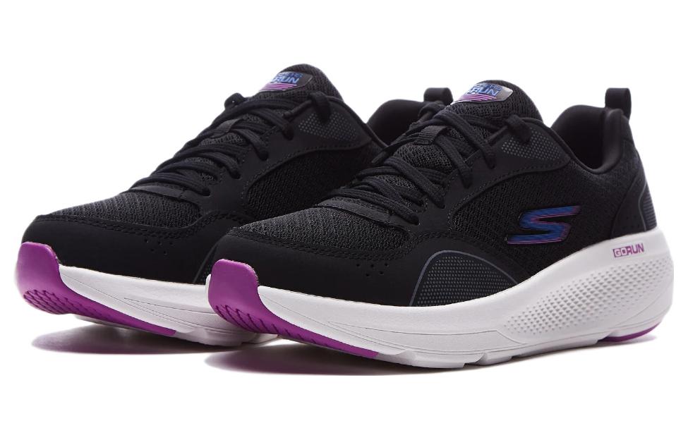 (WMNS) Skechers Go Run Elevate Xylon 'Black Purple' 128333-BKPR