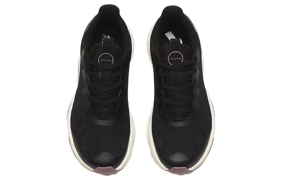 (WMNS) ANTA Nonstop Running 'Black Purple White' 122245523-4
