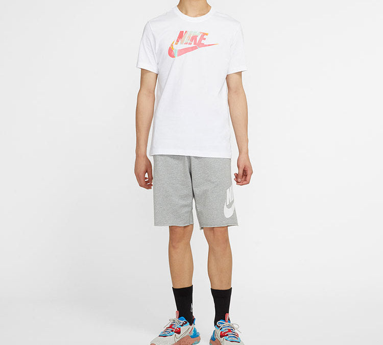 Nike Printing Large Logo Short Sleeve White CT5653-100