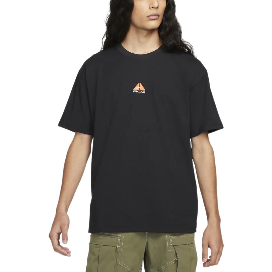 Nike ACG Front Logo T-Shirt 'Black Orange' DQ1816-010