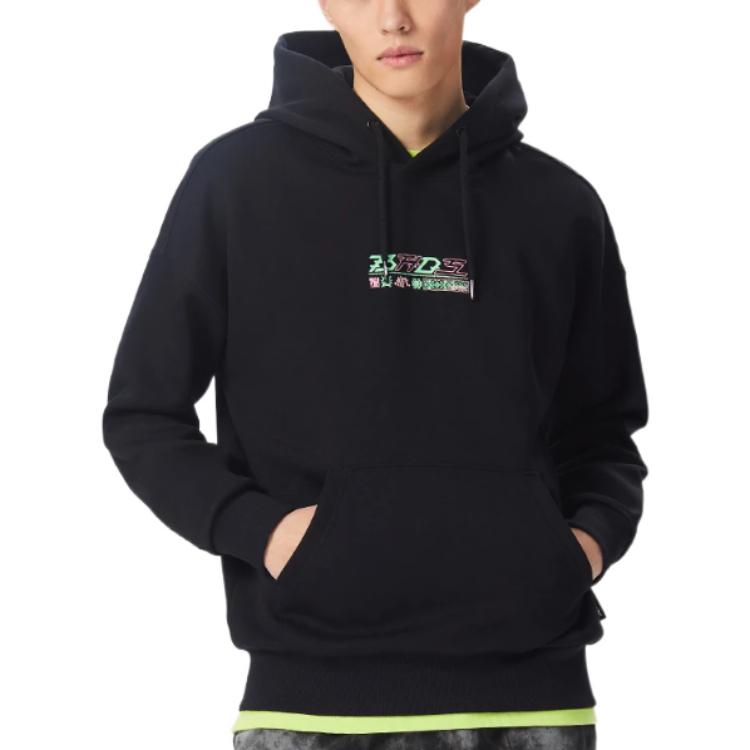 Li-Ning Bad Five Sports Basketball Hoodie 'Black' AWDS117-2