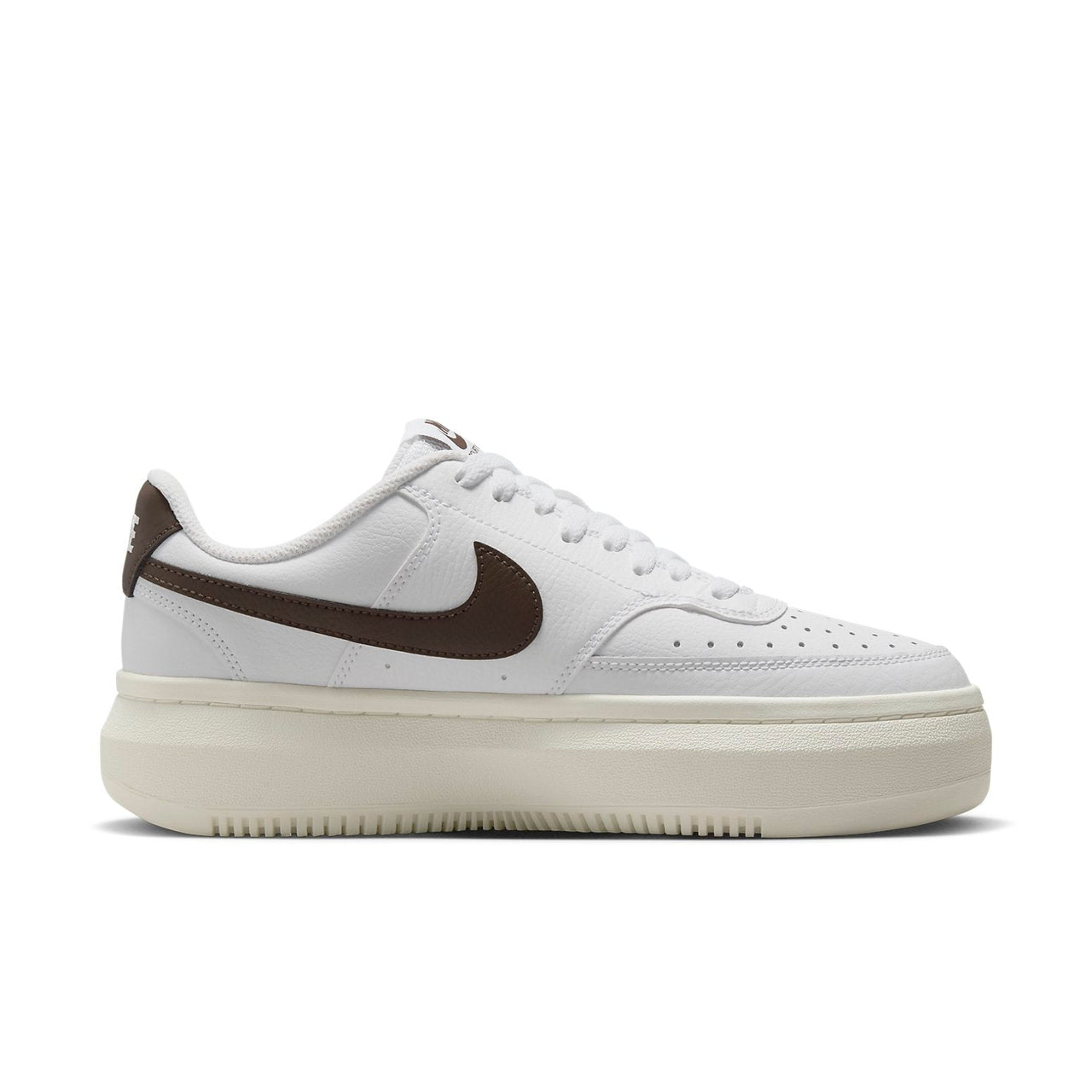 (WMNS) Nike Court Vision Alta 'White Brown' DM0113-103