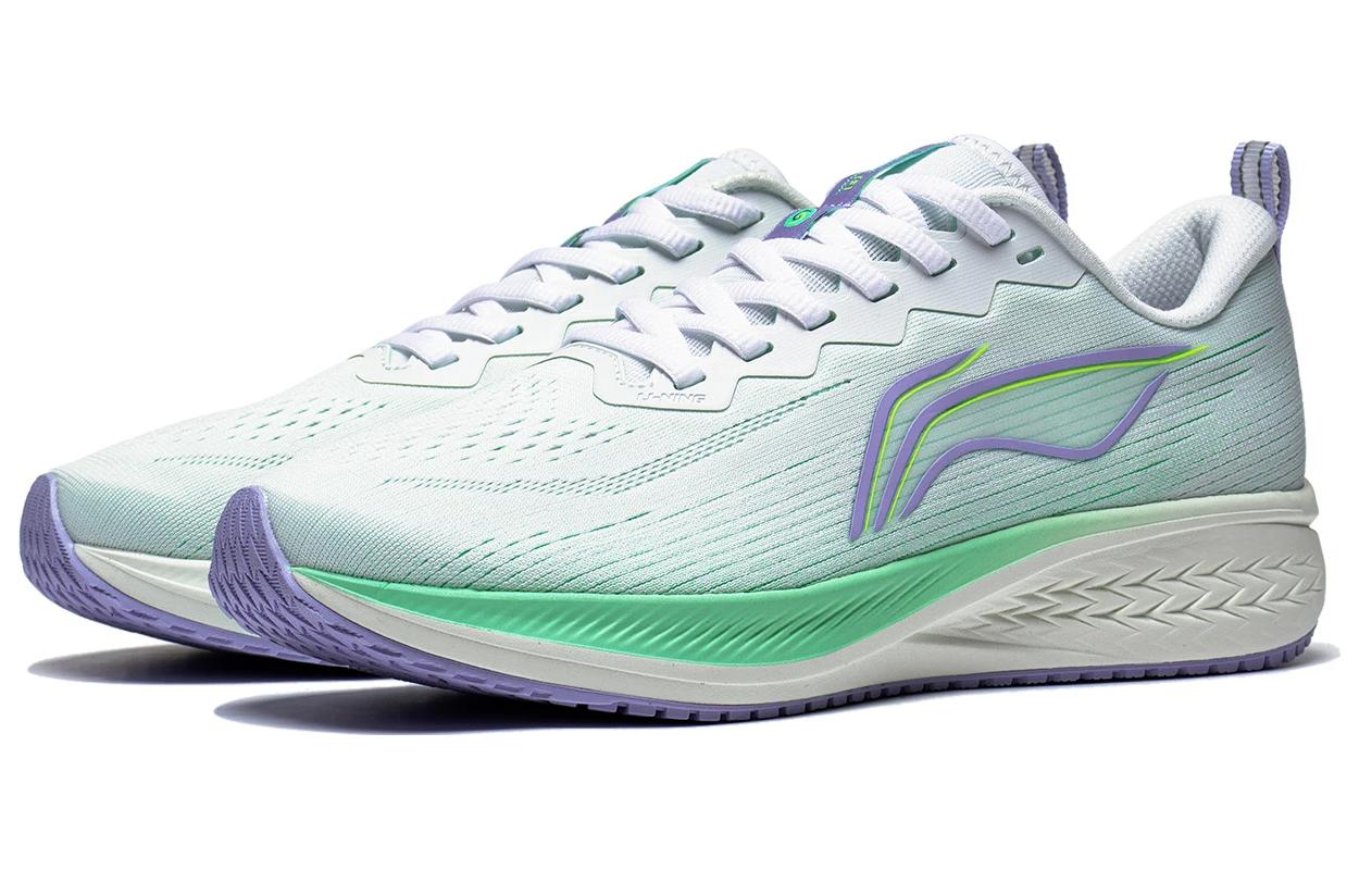 (WMNS) Li-Ning RED HARE VI Racing Running Shoes 'White Green' ARMT016-13