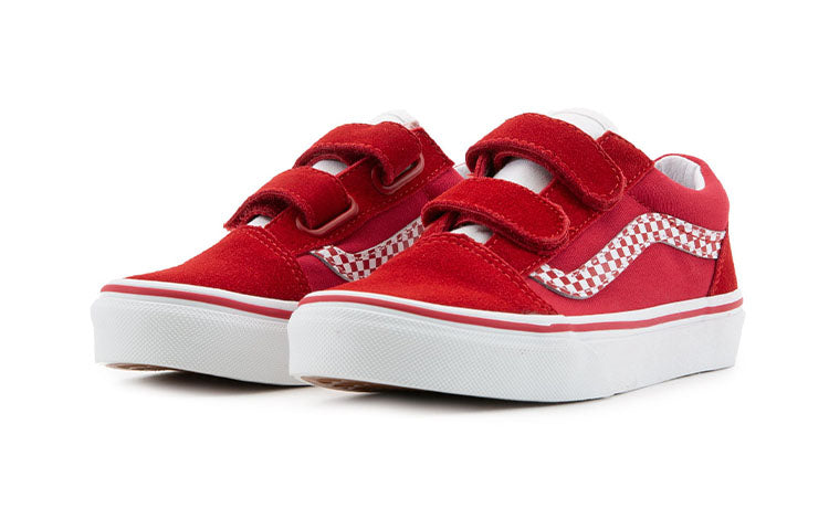 (PS) Vans Old Skool V 'Red White' VN0A4BUV0LD